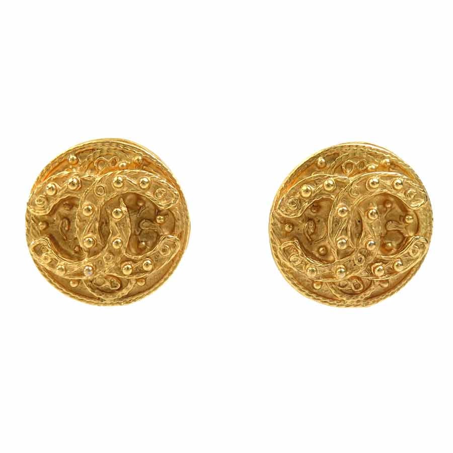 シャネル CHANEL イヤリング ココマーク メタル ゴールド レディース【中古】 e61164i