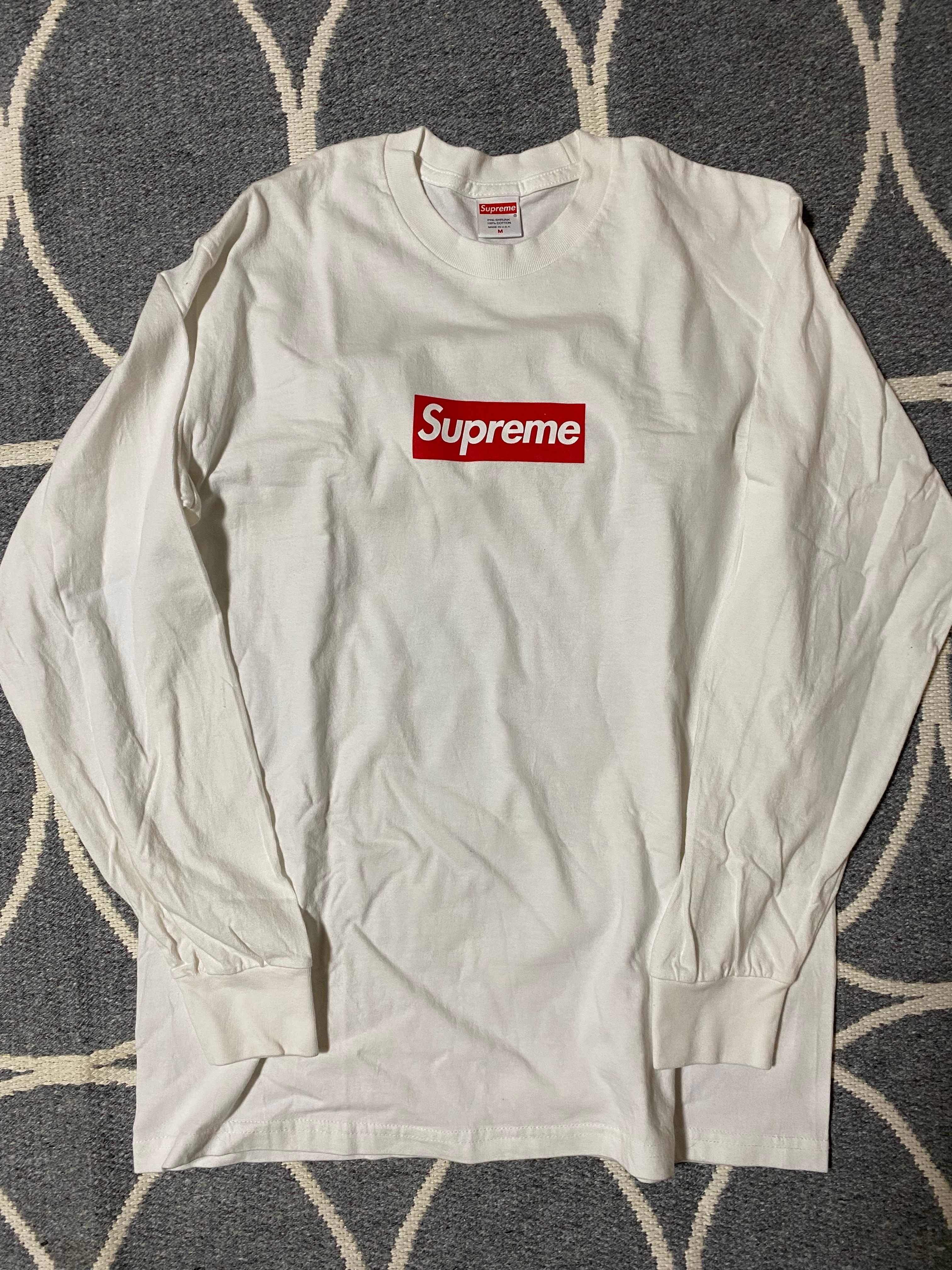 Supreme Box Logo L/S Tee "White"