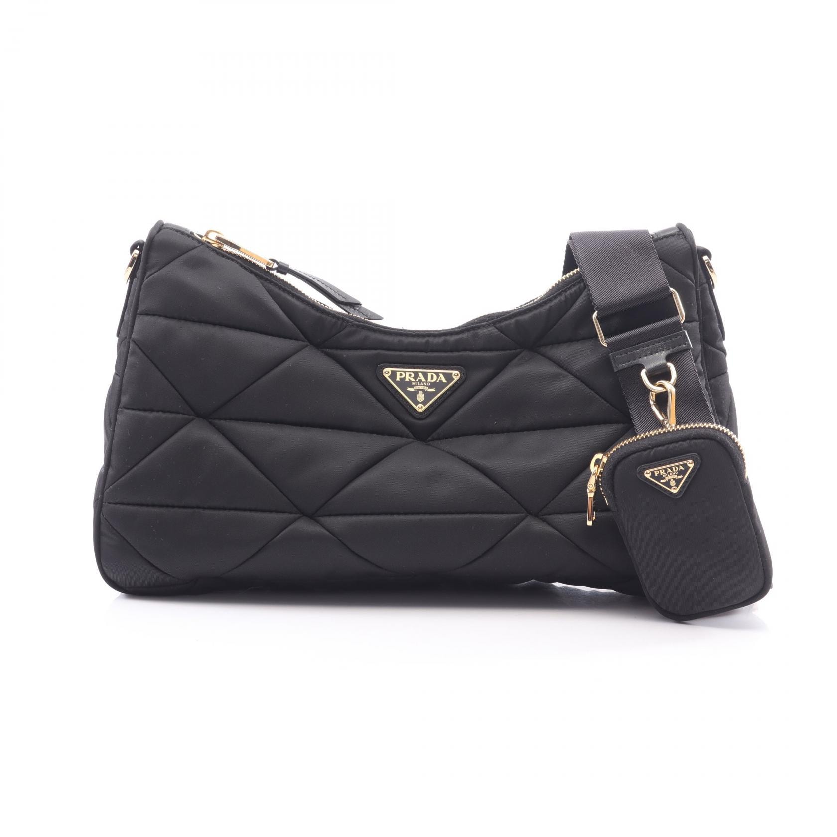 プラダ PRADA Re-Nylon TESSUTO QUILTING ショルダーバッグ バッグ ナイロン レディース ブラック系 1BC232RDJNF0632 【新品】