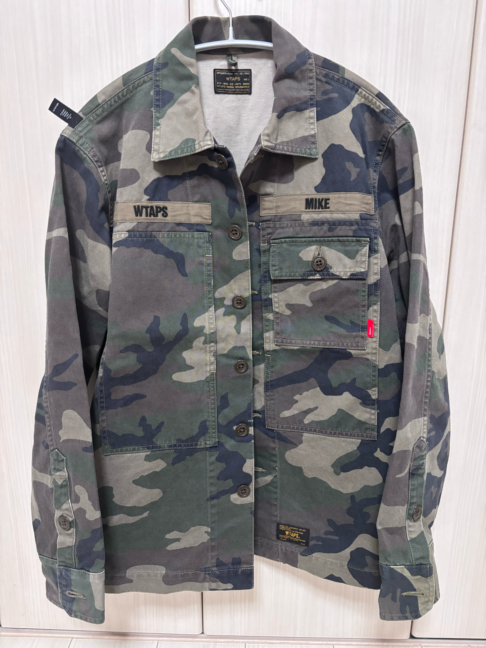 WTAPS HBT LS 02/SHIRT. COTTON.CHINO.CAMO