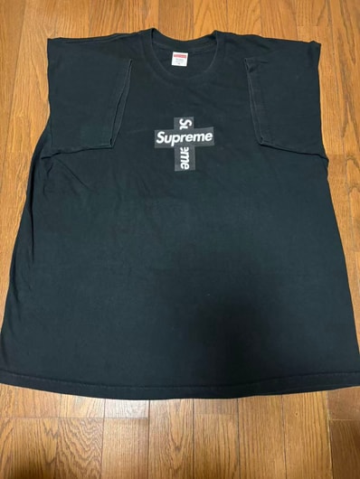 Supreme Cross Box Logo Tee "Black"