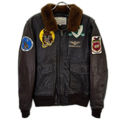 アヴィレックス 6191070 ブラウン G-1 CRAMBLET フライトジャケット L