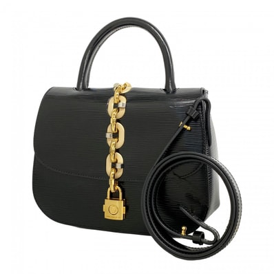 【6dd4163-k】ルイヴィトン ハンドバッグ エピ チェーンイットPM ノワール 2wayバッグ【中古】レディース