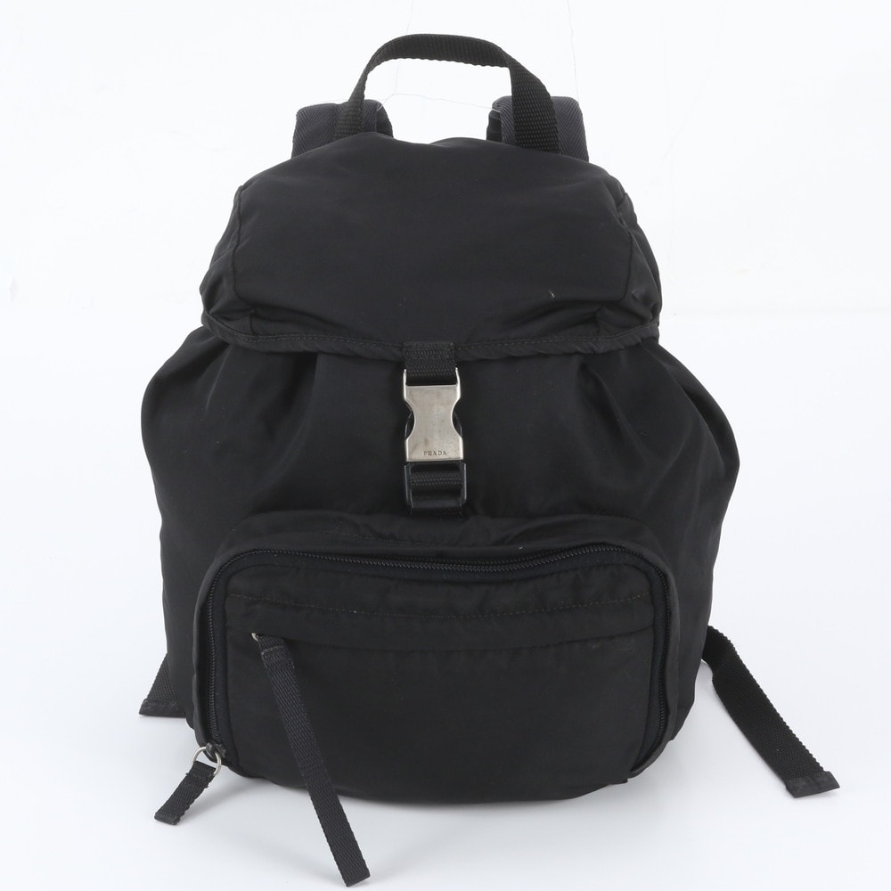 ■美品 プラダ テスート ナイロントライアングルロゴリュックサック