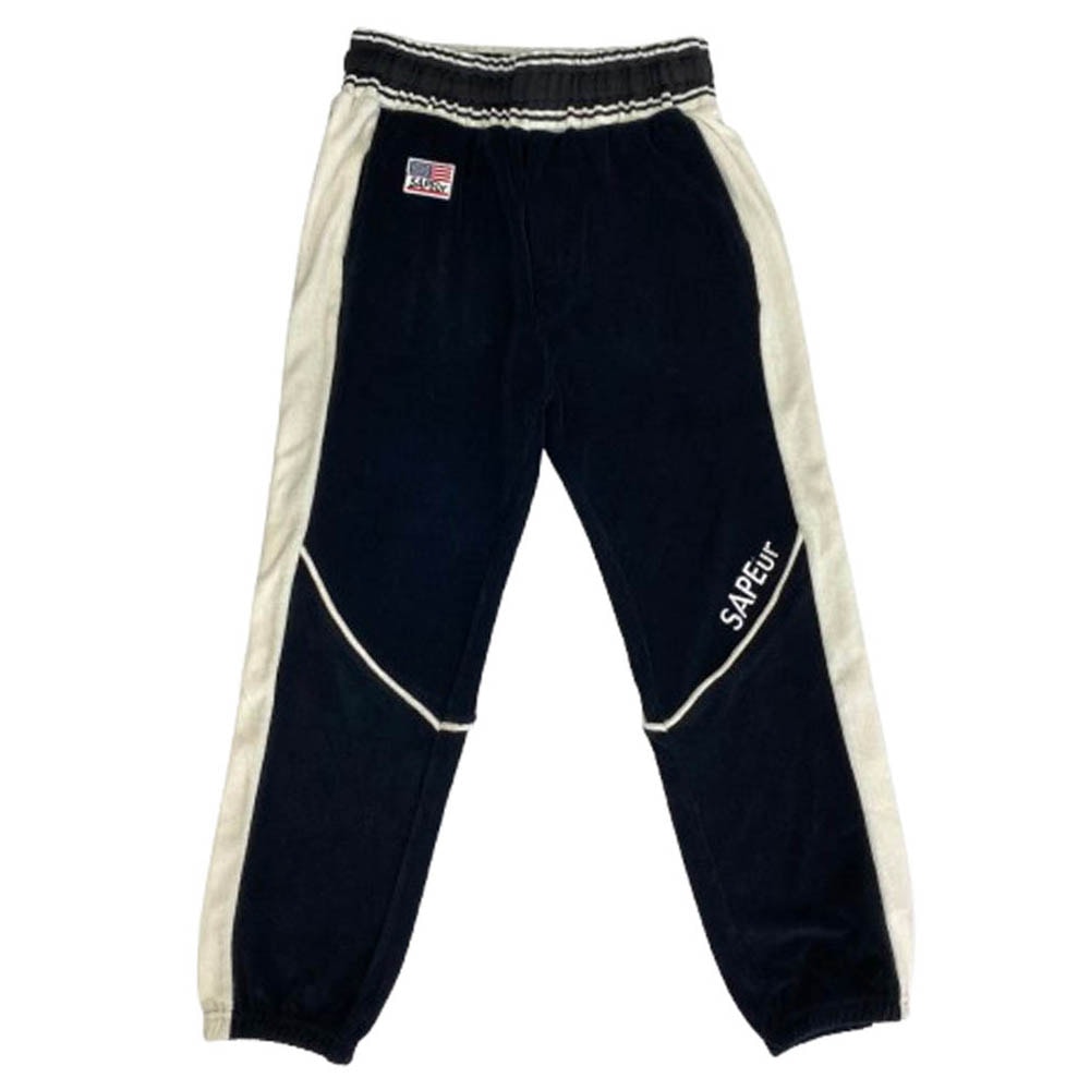 SAPEUR サプール パンツ Youth 2028 Los Angeles Pile Jersey Pants ロサンゼルス パイル ジャージー パンツ ブラック系 M【新古品】【未使用】【中古】