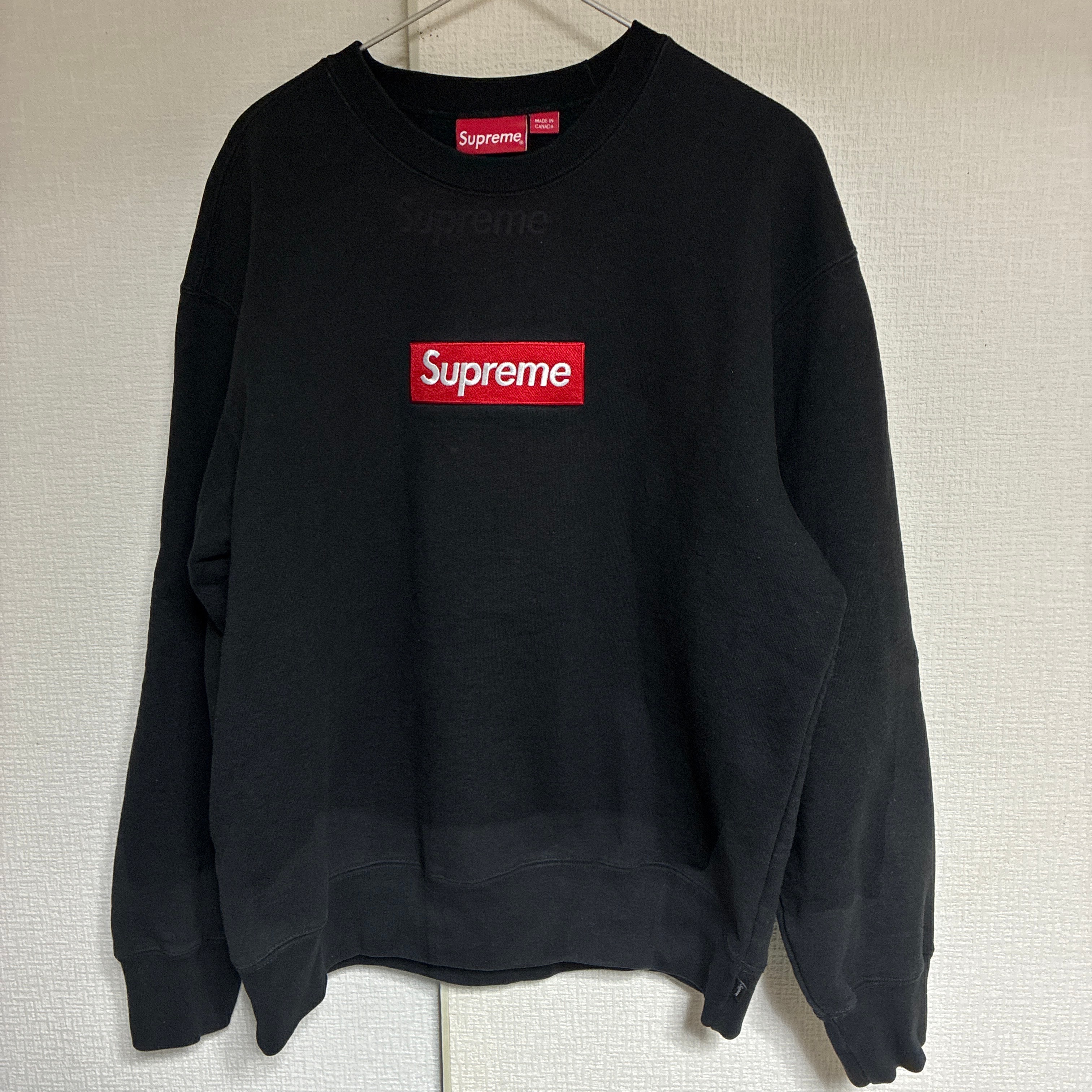 Supreme Box Logo Crewneck "Black" (22FW)