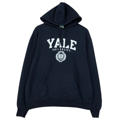 古着 チャンピオン Champion ECO FLEECE YALE イエール大学 カレッジ スウェットプルオーバーパーカー メンズL相当/eaa645528