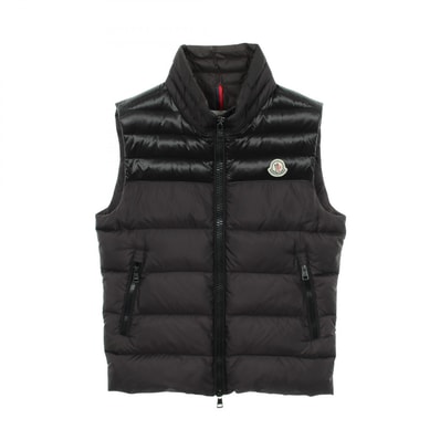 モンクレール MONCLER DUPRES ダウンベスト 衣料品 アウター ポリエステル メンズ ブラック系 【中古】