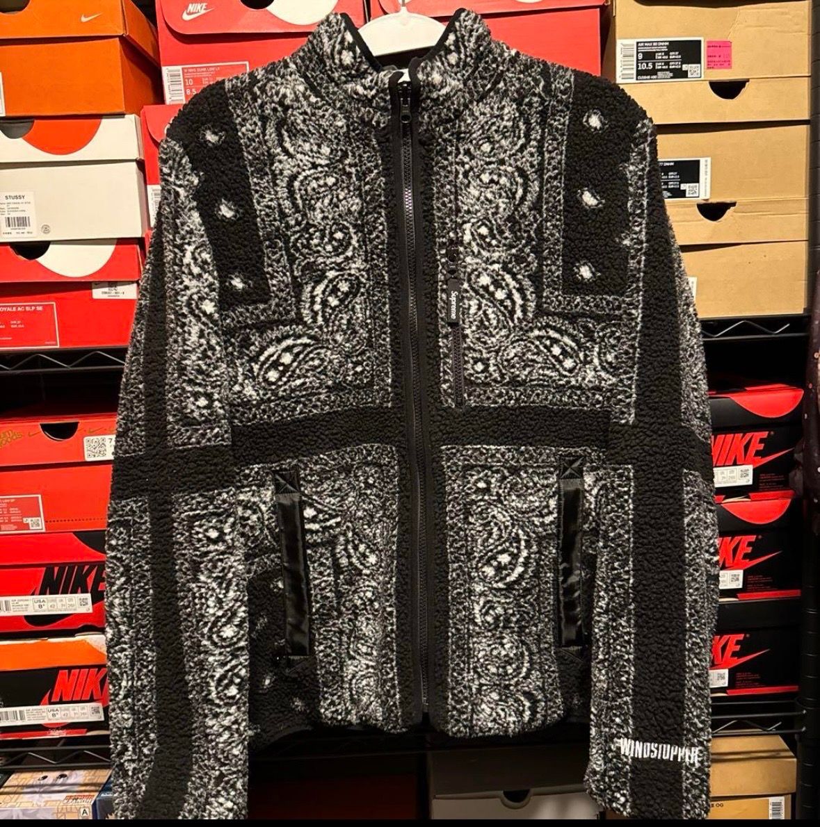 Supreme Reversible Bandana Fleece Jacket 