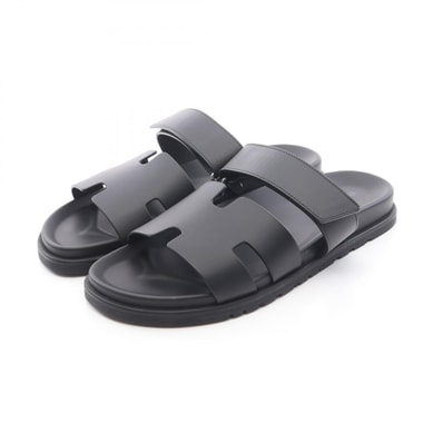 エルメス HERMES シプレ サンダル 靴 レザー メンズ ブラック系 VV2220002H 【中古】
