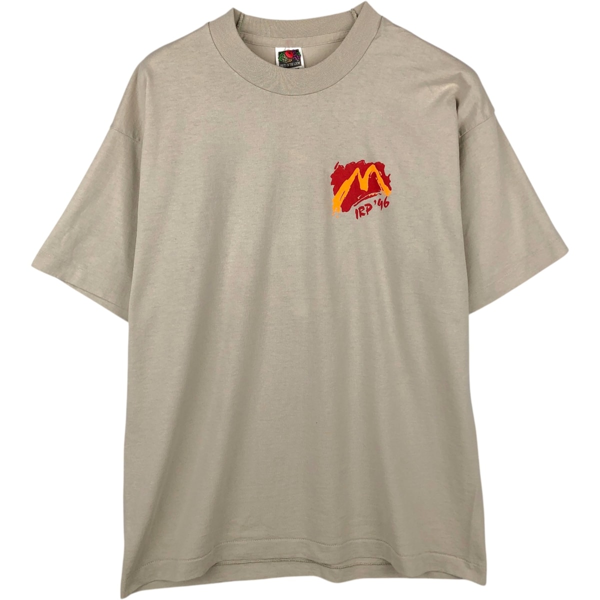古着 90年代 フルーツオブザルーム FRUIT OF THE LOOM BEST メッセージプリントTシャツ USA製 メンズL相当 ヴィンテージ/eaa639076