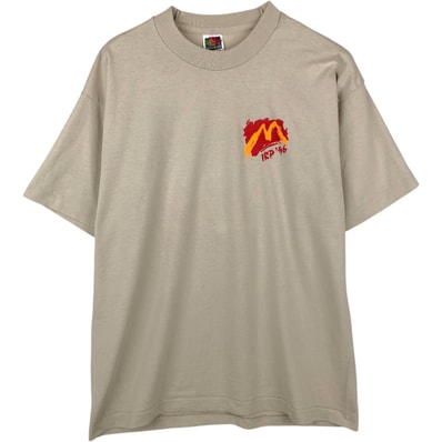 古着 90年代 フルーツオブザルーム FRUIT OF THE LOOM BEST メッセージプリントTシャツ USA製 メンズL相当 ヴィンテージ/eaa639076