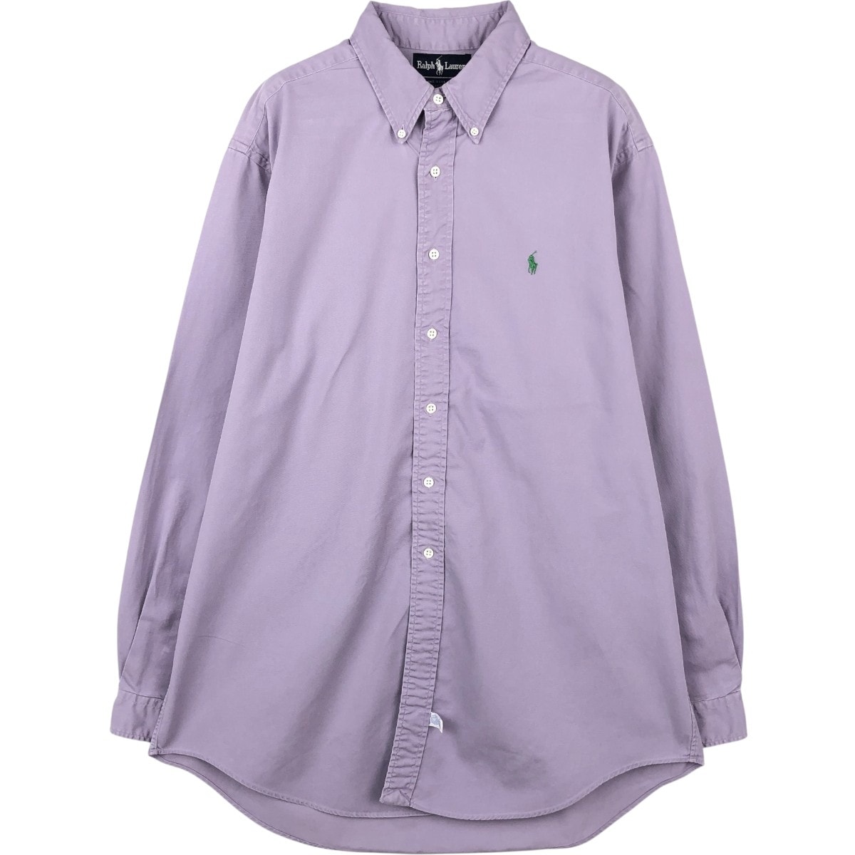 古着 ラルフローレン Ralph Lauren 長袖 ボタンダウンシャツ USA製 メンズXL相当/eaa669026