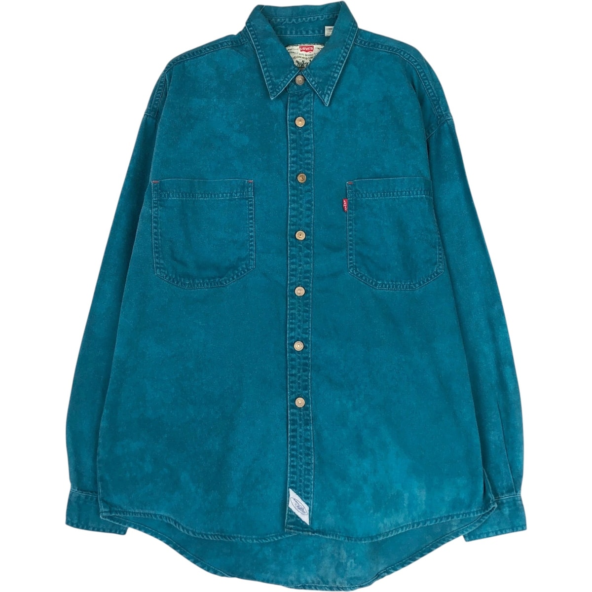 古着 リーバイス Levi's 長袖 デニムシャツ メンズL相当/eaa663269