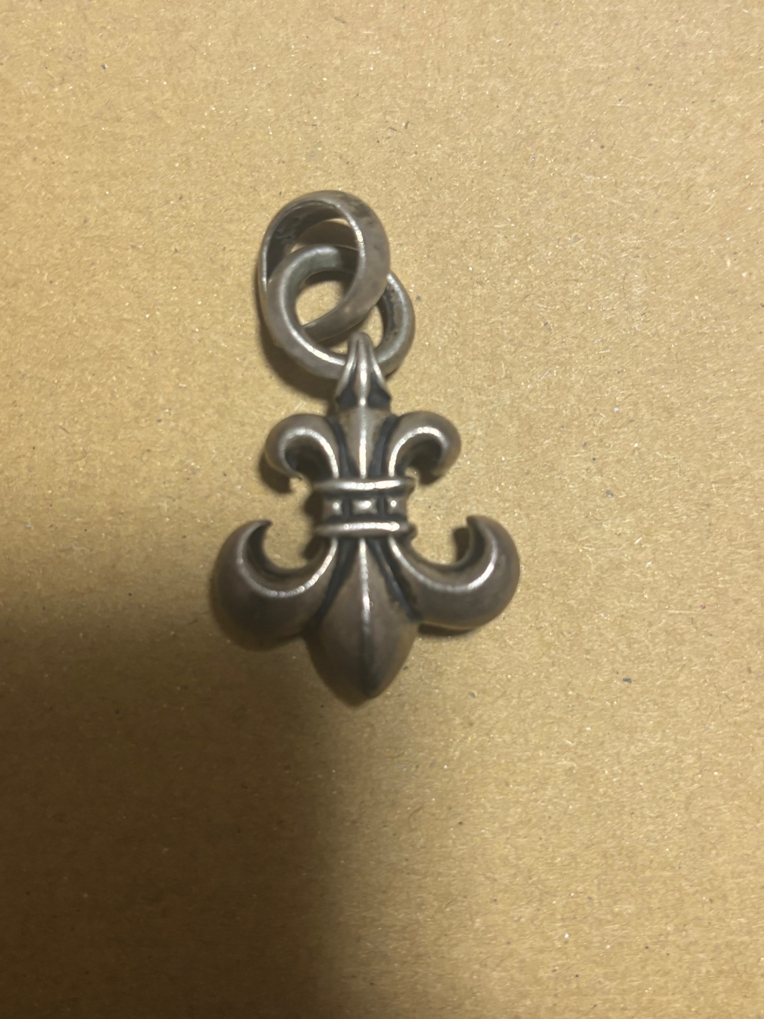 Chrome Hearts BS Fleur Pendant with Bale "Silver"