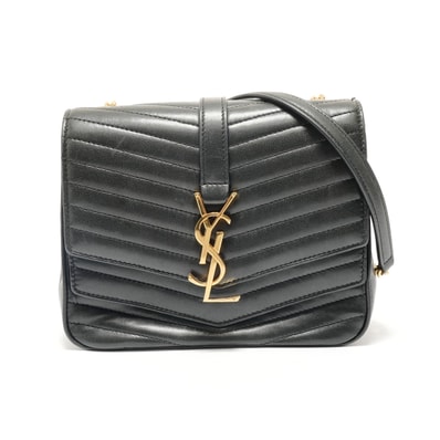 イヴ・サンローラン YSL スルピス キルティングレザー ショルダーバッグ【中古】