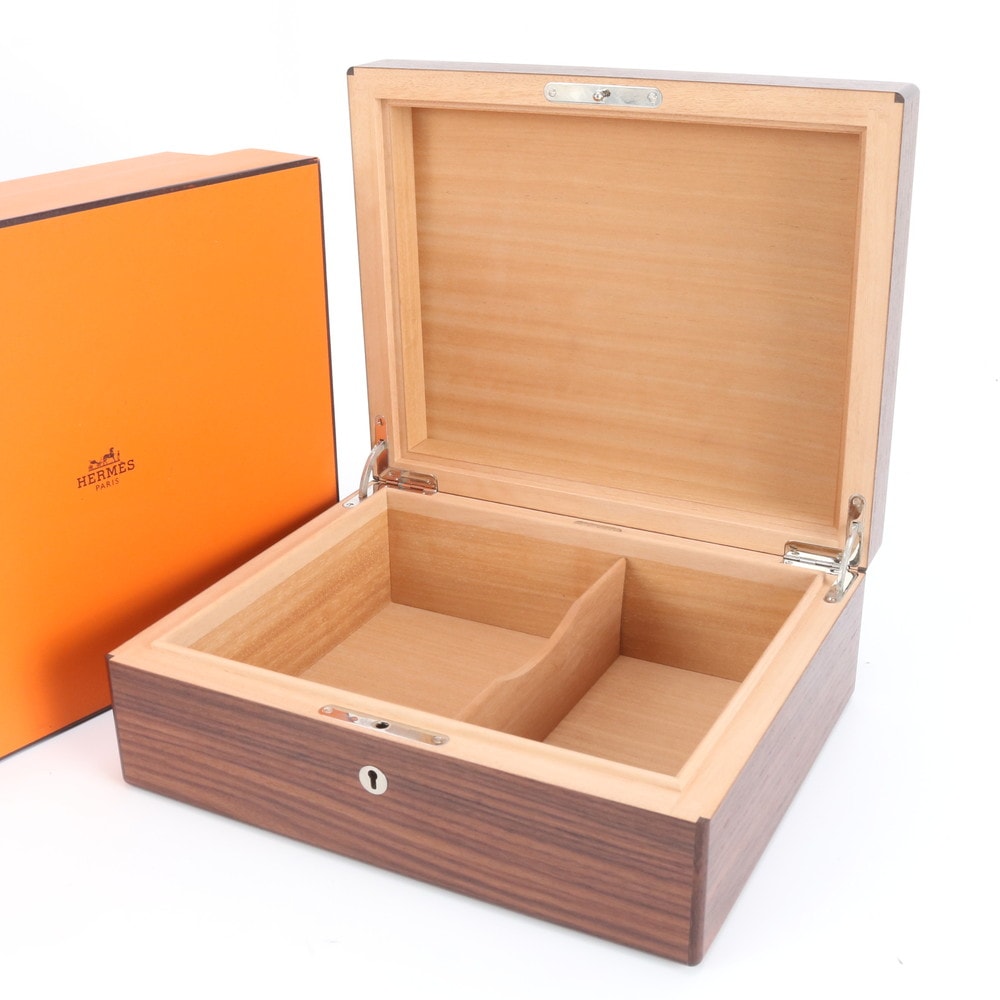 ■極美品 エルメス ジュエリーボックス ウッド ジュエリー ケース 装飾品