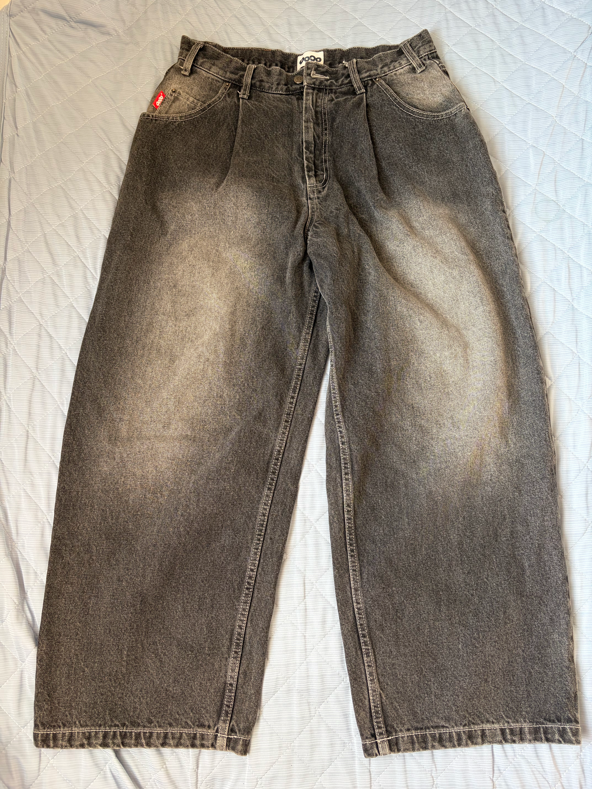 9090 King Logo Vintage Tapered Pants "Dark Brown"
