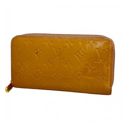 【6dc3959-k】ルイヴィトン 長財布 ヴェルニ ジッピーウォレット M91599 ローズヴェルール【中古】レディース