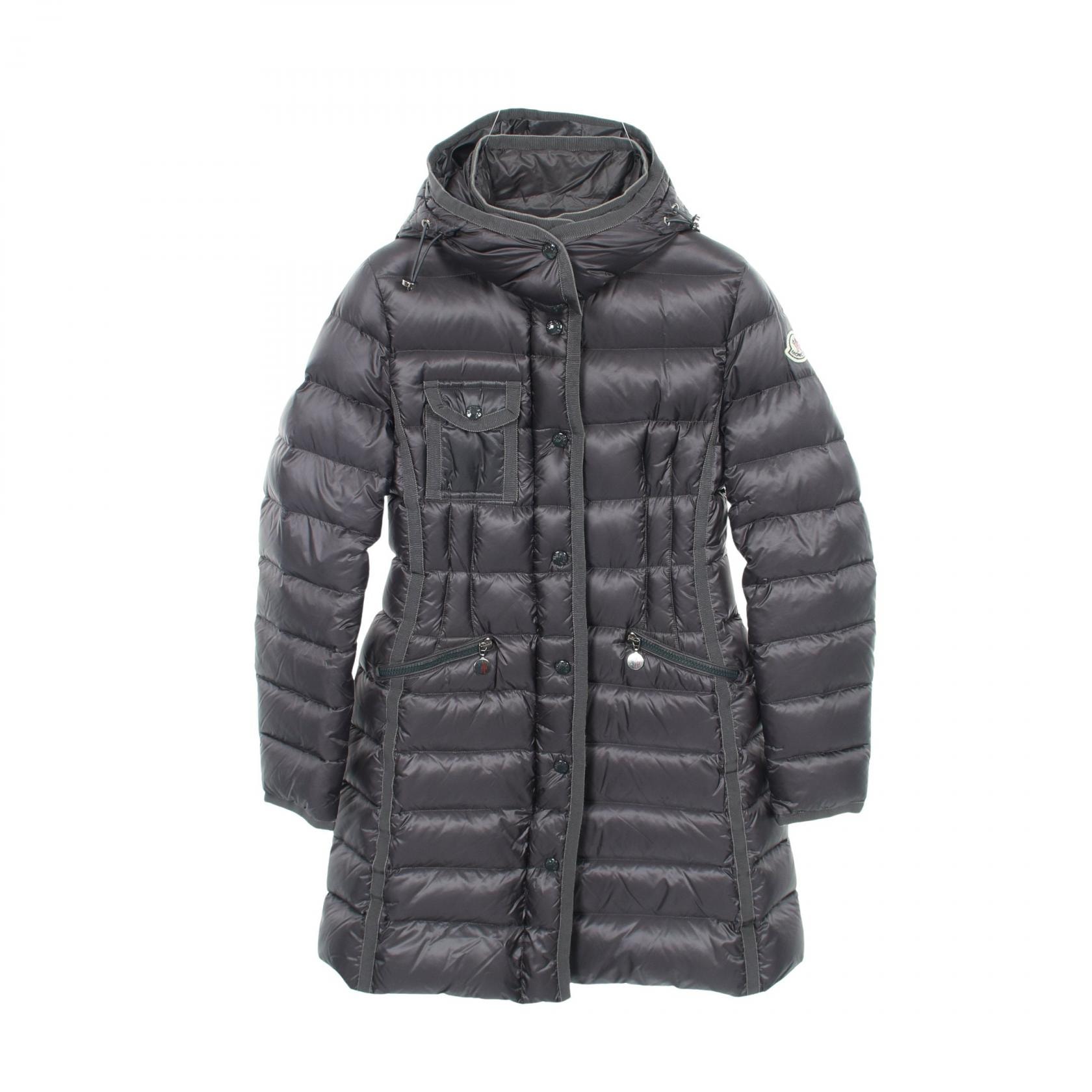 モンクレール MONCLER HERMINE エルミンヌ ダウンジャケット 衣料品 アウター ナイロン レディース グレー系 【中古】