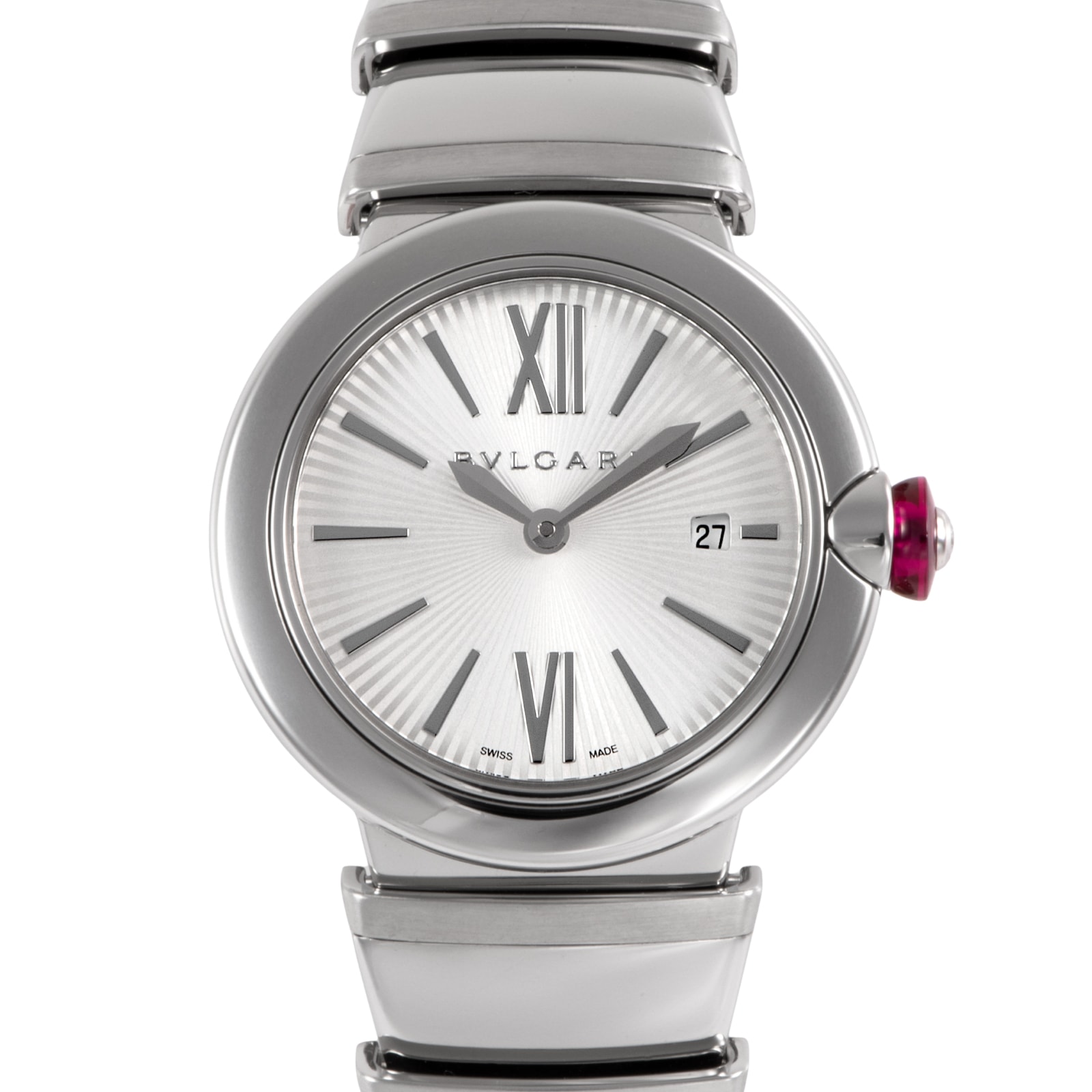 BVLGARI ブルガリ ルチュア LU28S ステンレススチール【中古】