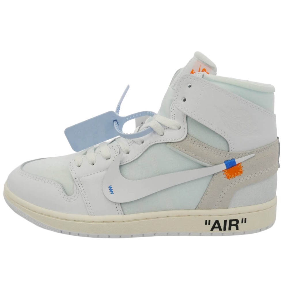 NIKE ナイキ AA3834-100 × Virgil Abloh Archive (V.A.A.) Air Jordan 1 Retro High OG Alaska AJ1 ハイカット スニーカー ホワイト系 28.5cm【新古品】【未使用】【中古】