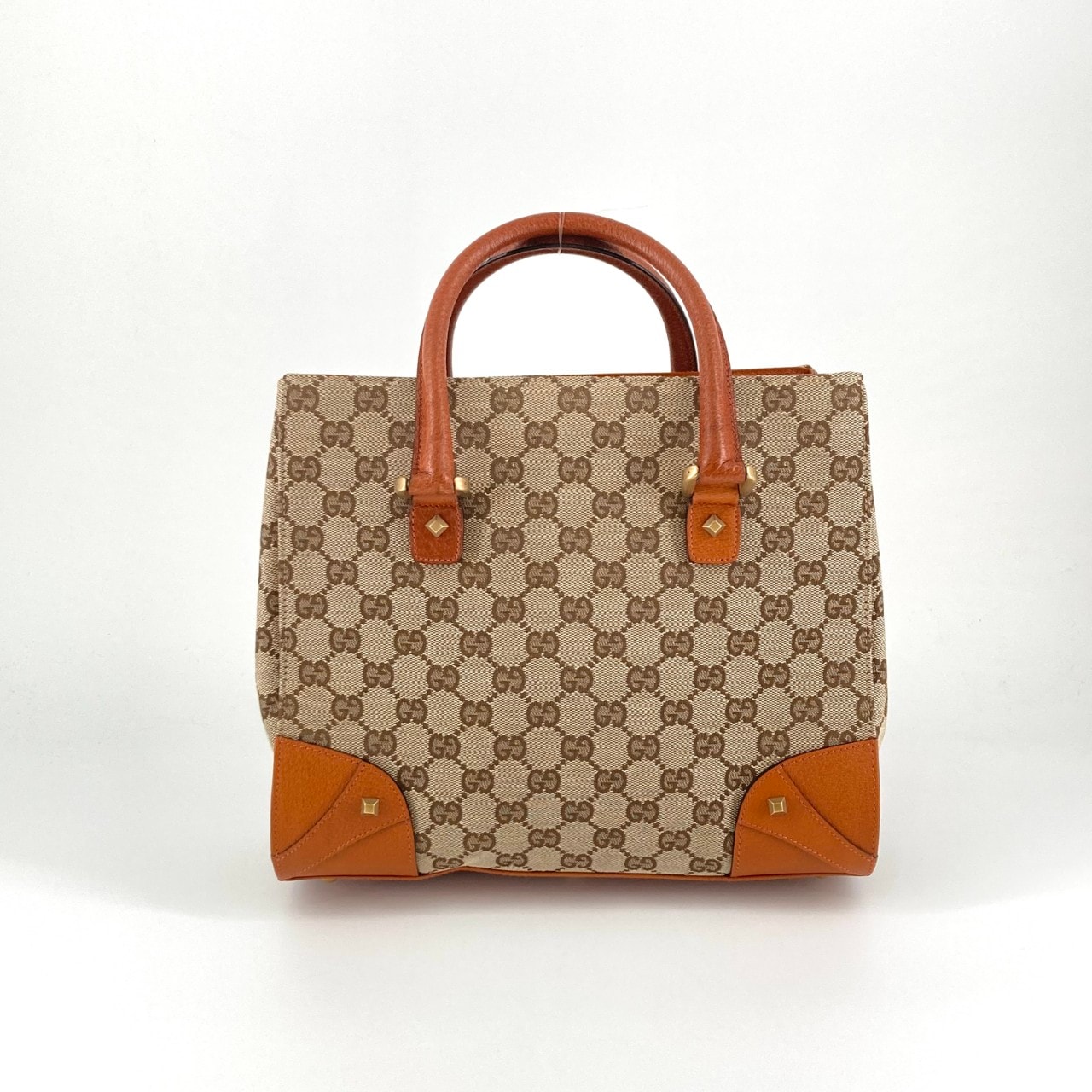 B (目立った傷や汚れなし)】美品 GUCCI グッチ ブラウン ゴールド金具