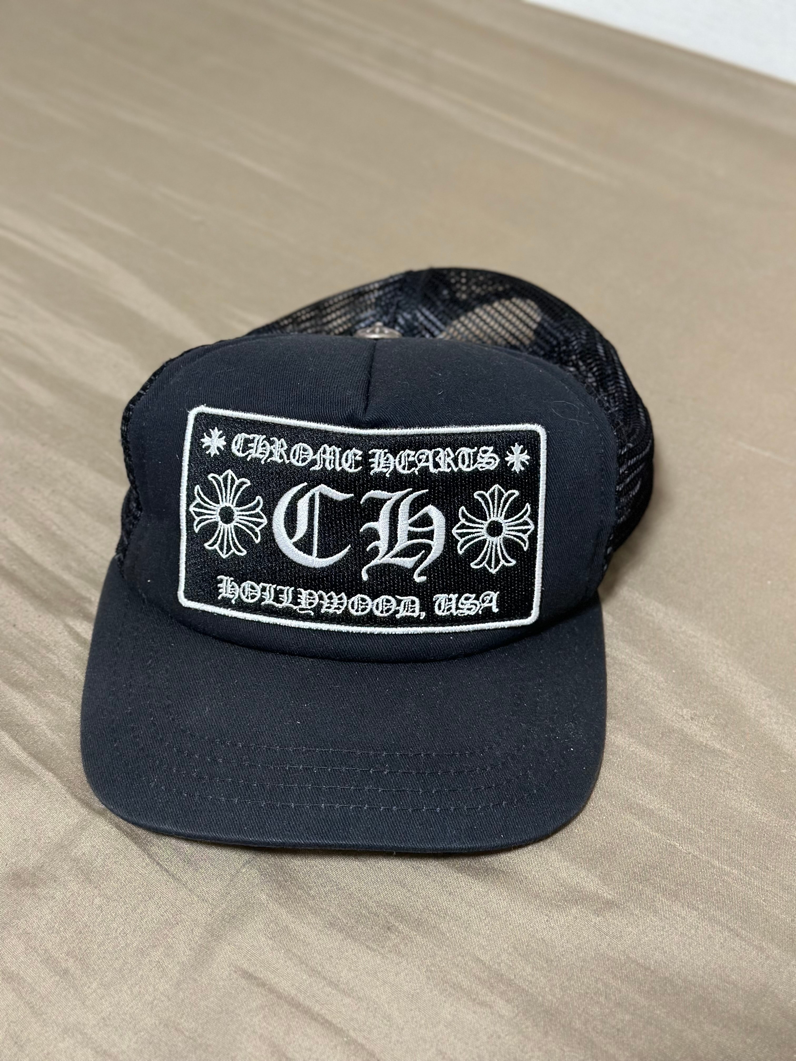 クロムハーツ トラッカー キャップ CH "ブラック"