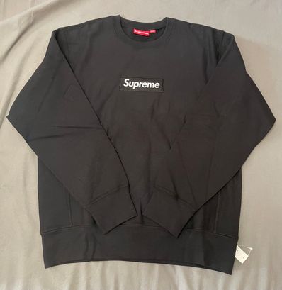 Supreme Box Logo Crewneck Sweatshirt "Black" (18FW)