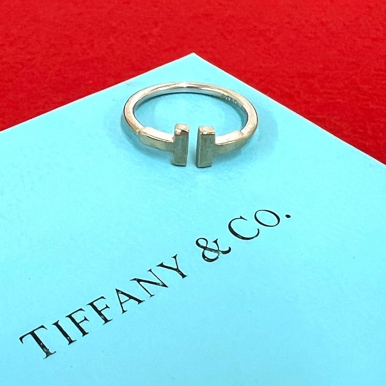 TIFFANY&Co. ティファニー Tワイヤー リング シルバー925 リング・指輪 11号 シルバー
33496