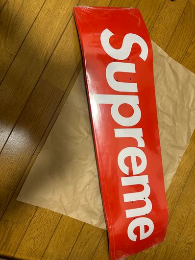 Supreme Uncut Box Logo Skateboard "Red"