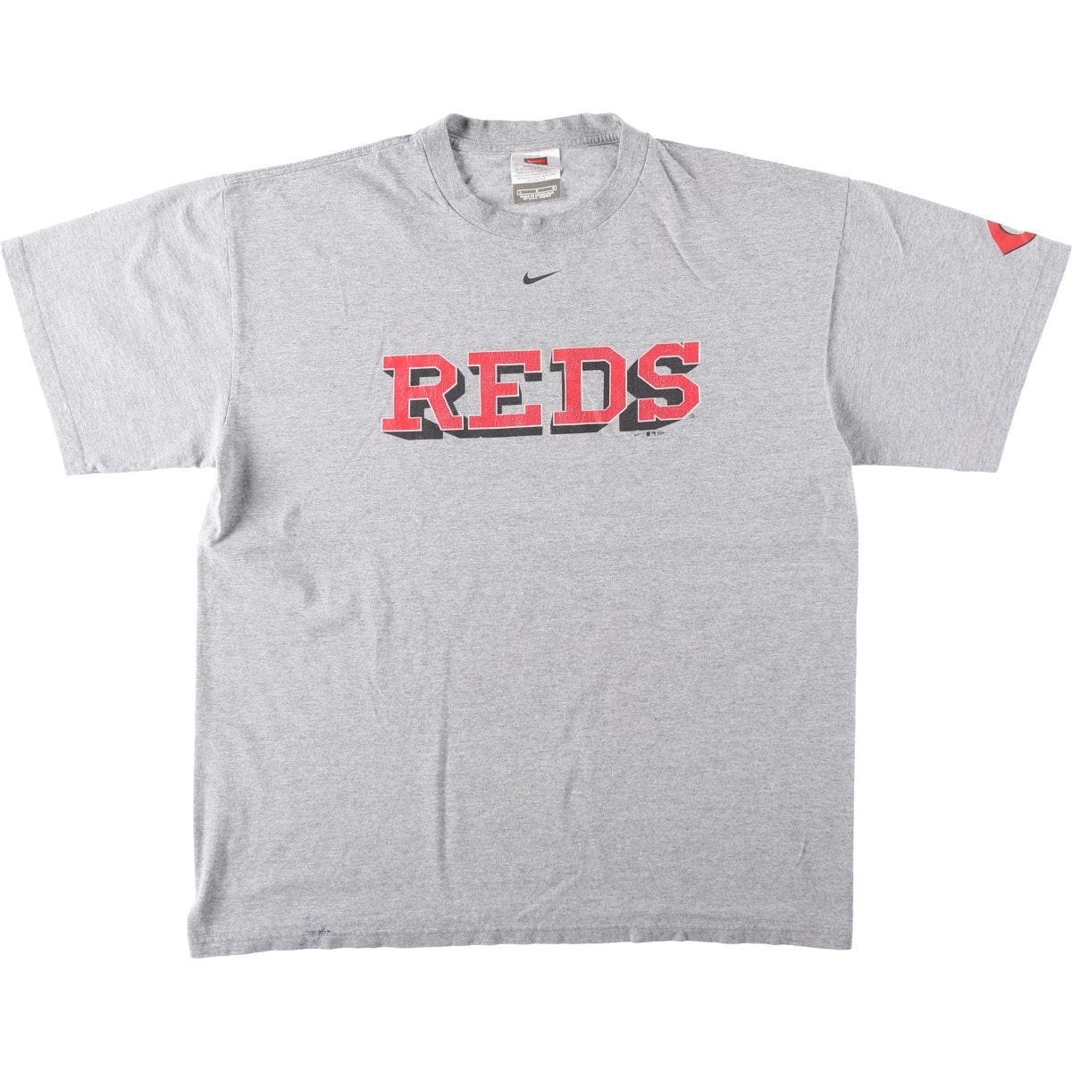 古着 00年代 ナイキ NIKE MLB CINCINNATI REDS シンシナティレッズ TEAM スポーツプリントTシャツ メンズL相当/eaa629701