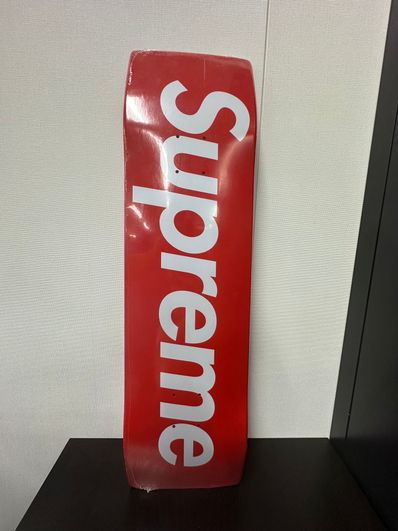 Supreme Uncut Box Logo Skateboard "Red"