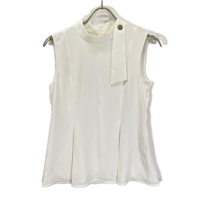 フォクシー 42978 Heloise Top ホワイト ノースリーブトップス 38