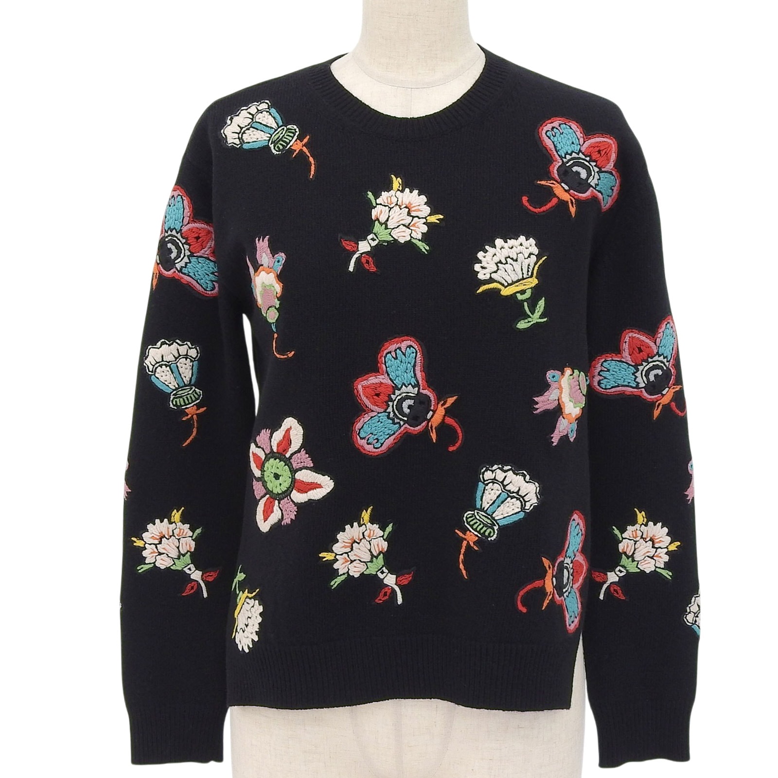 美品 ヴァレンティノ ニット ブラック レディース XS NB0KC26Y3MC