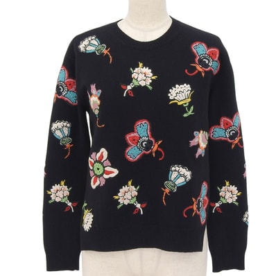 美品 ヴァレンティノ ニット ブラック レディース XS NB0KC26Y3MC