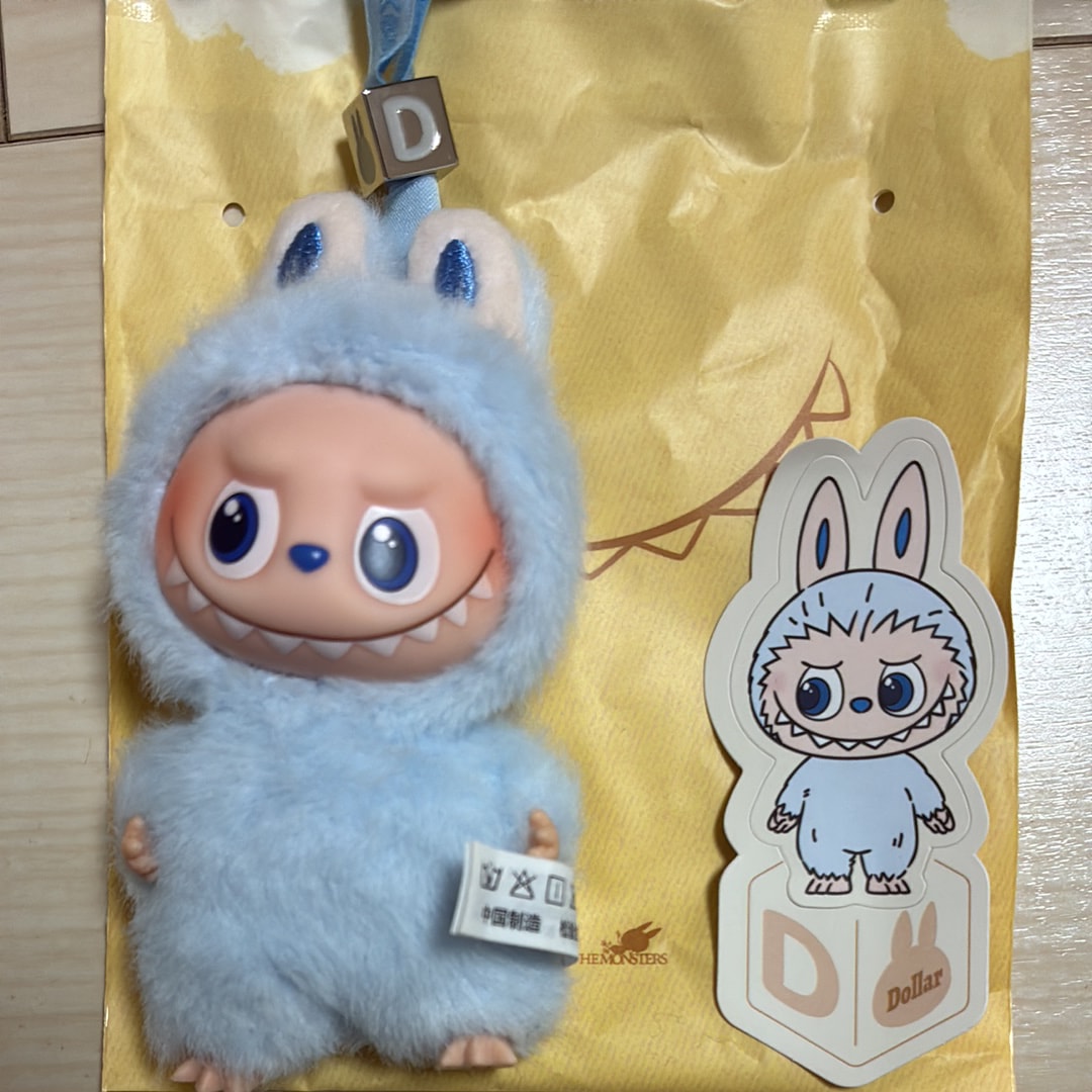 POP MART THE MONSTERS (LABUBU) Pin for Love Series-Vinyl Plush Pendant (A-M) D