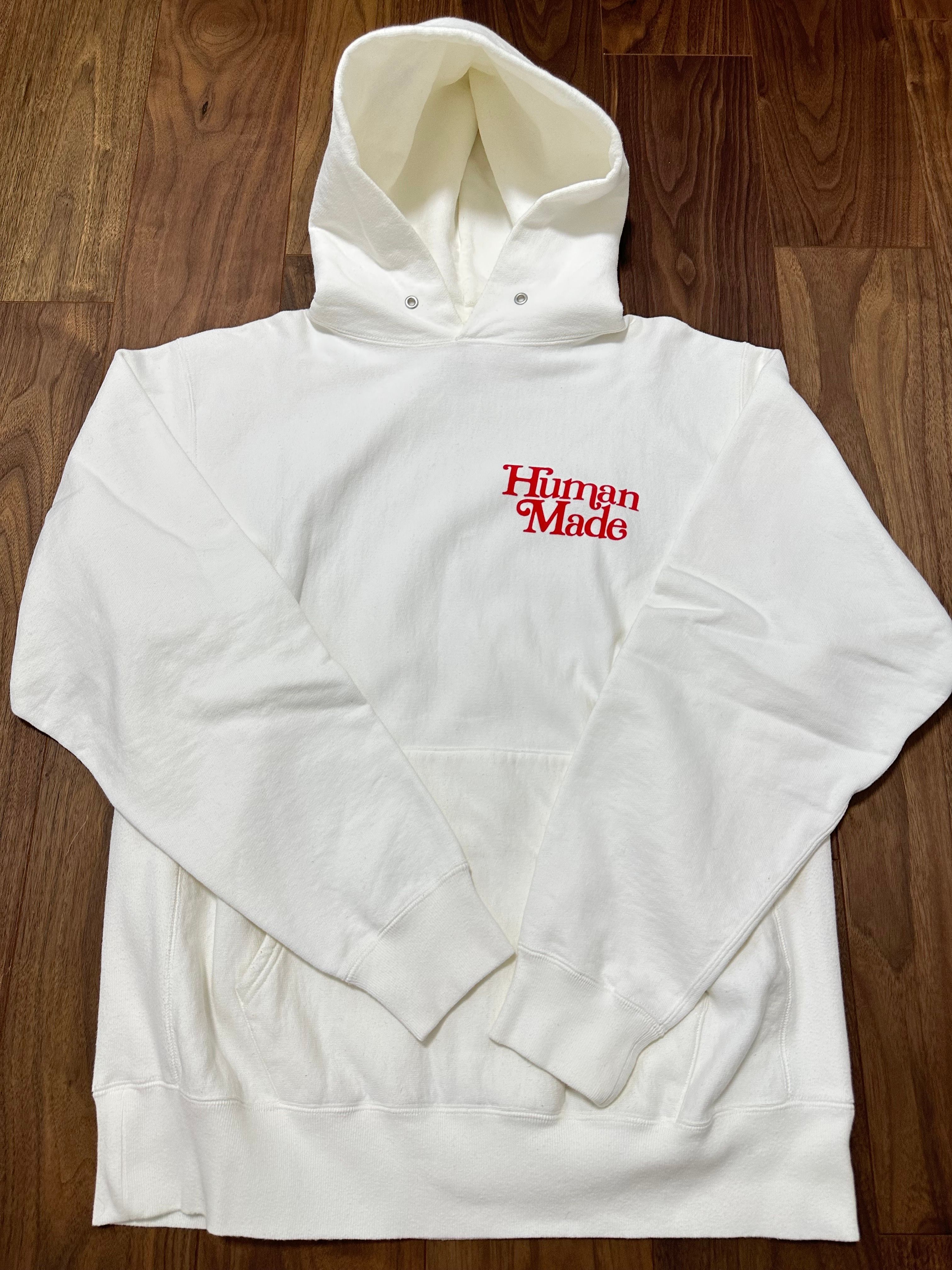 HUMAN MADE Girls Don ’t Cry hoodie "White" / VERDY