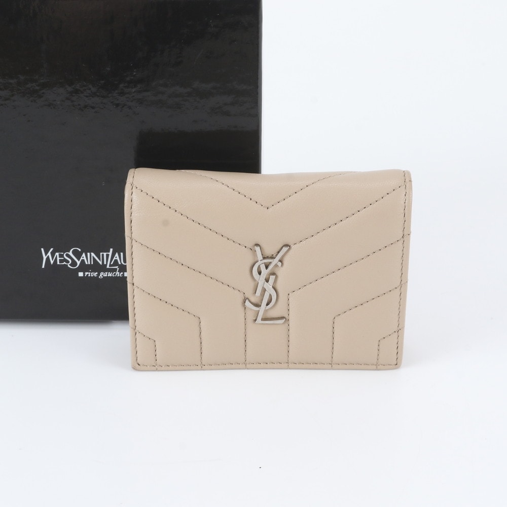 ■極美品 イヴ サンローラン YSL Yステッチ キルティング