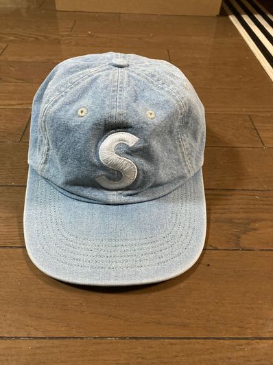Supreme Washed Chambray S Logo 6-Panel "Blue"