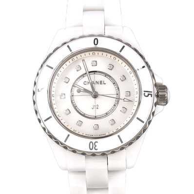 シャネル J12 33mmセラミック・12P H5704 セラミック クォーツ