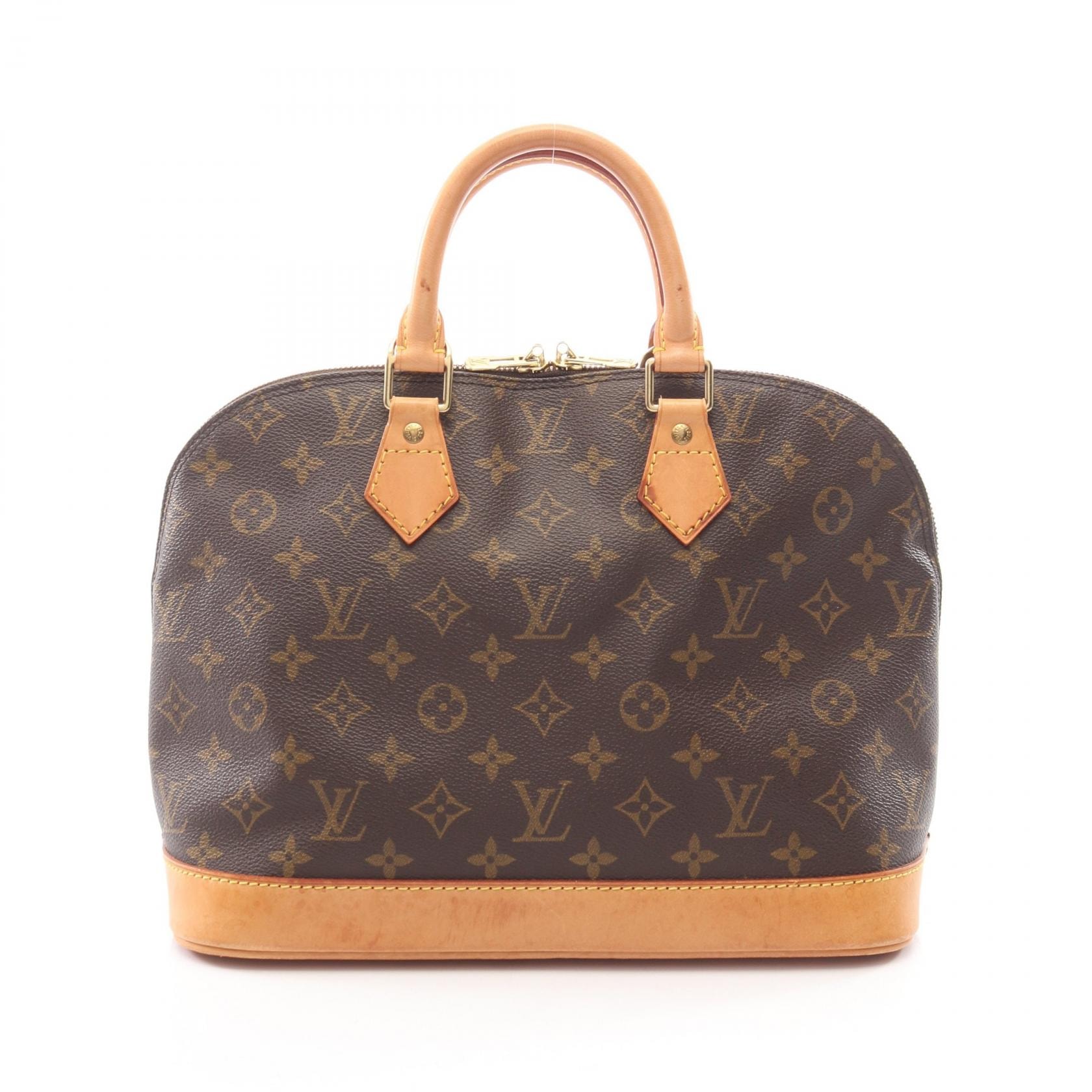 ルイ・ヴィトン LOUIS VUITTON アルマPM モノグラム ハンドバッグ バッグ PVCコーティングキャンバス レザー モノグラム レディース ブラウン系 M51130 【中古】