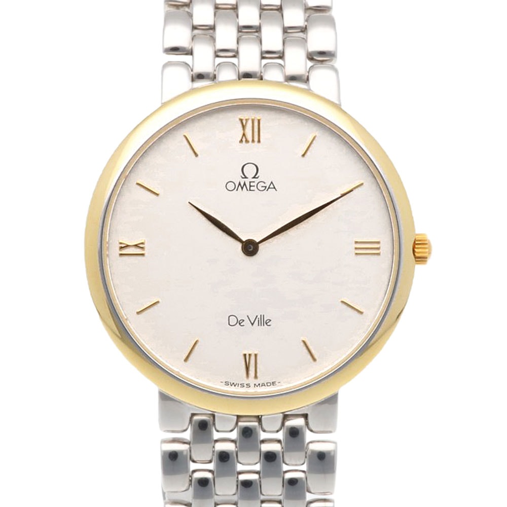 オメガ デヴィル 腕時計 時計 ステンレススチール クオーツ 54867XXX メンズ 1年保証 OMEGA  中古