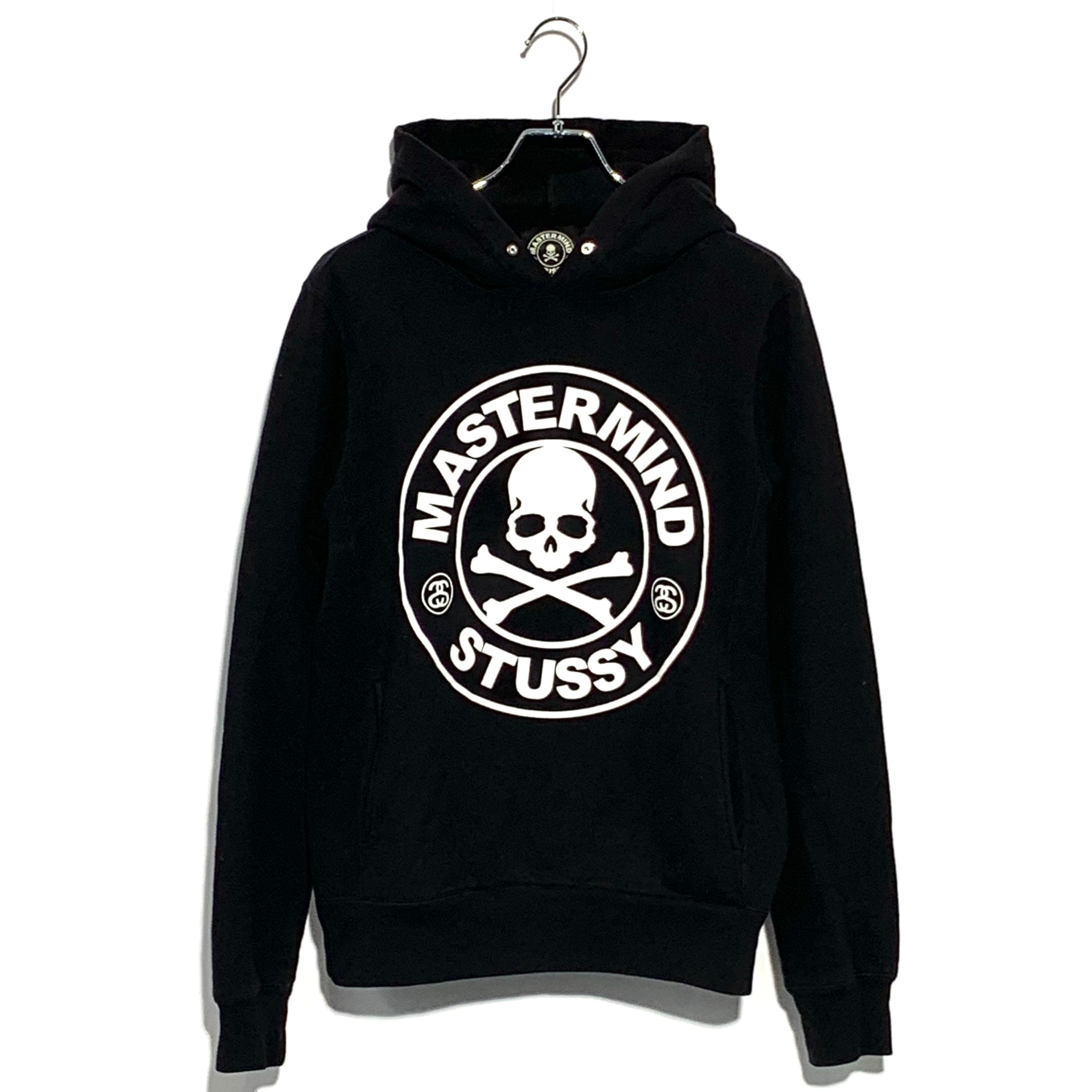 MASTERMIND STUSSY SKULL PRINT HOODIE Black
