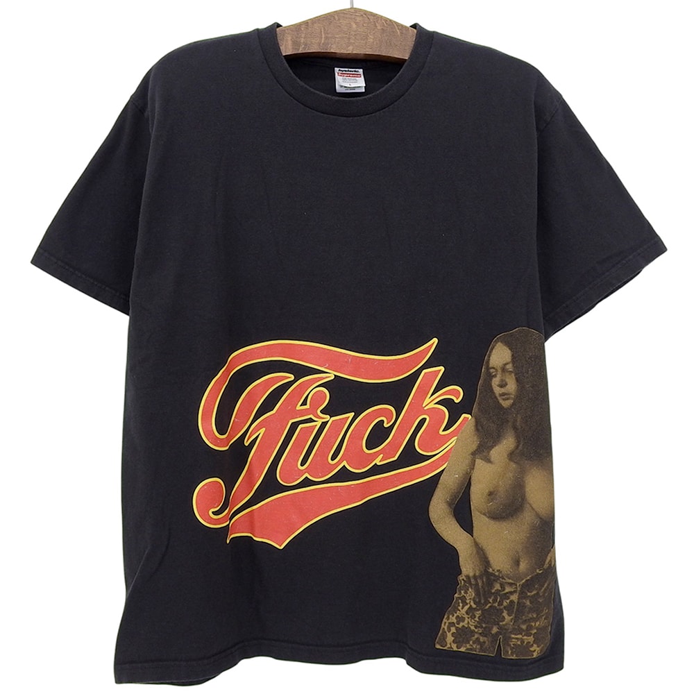 シュプリーム 24FW HG Fuck Tシャツ トップス メンズ ブラック L L