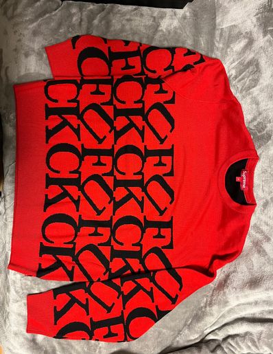 Supreme Fuck Sweater "Orange"