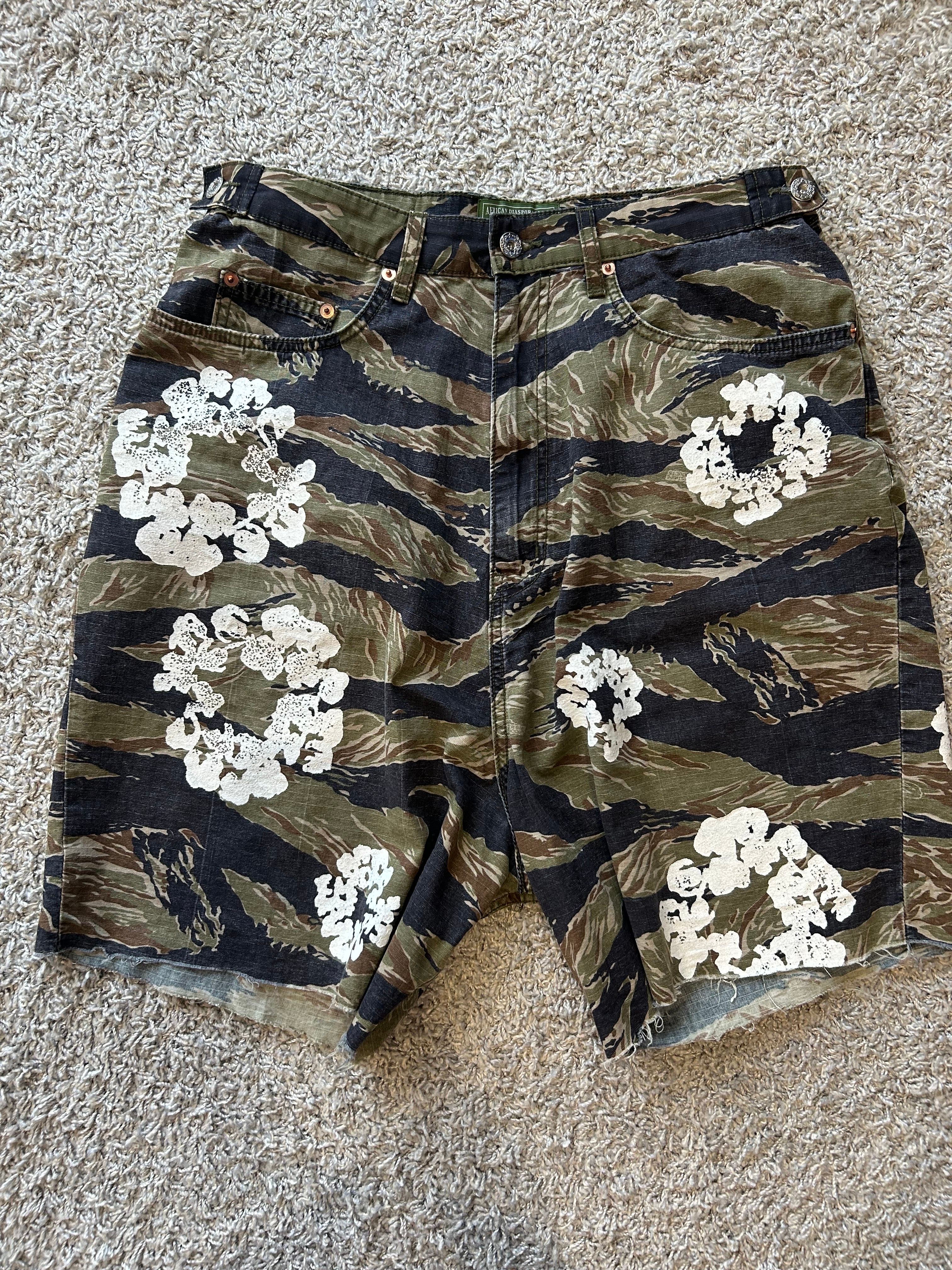 DENIM TEARS Tiger Camo CW Short "Camo"