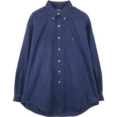 古着 ラルフローレン Ralph Lauren BLAKE 長袖 ボタンダウンシャツ メンズL相当/eaa669015