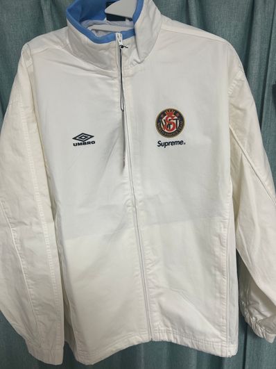 Supreme /Umbro Cotton Ripstop Track Jacket "White"