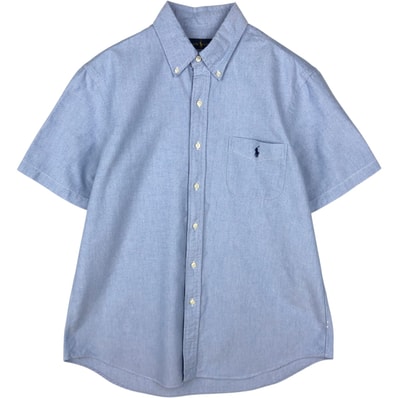 古着 ラルフローレン Ralph Lauren 半袖 ボタンダウンシャツ メンズL相当/eaa623559